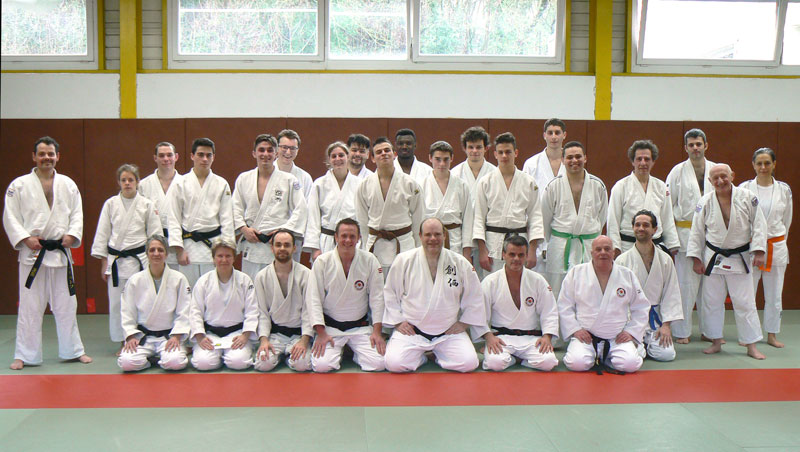 Judokas de l'EFJJT, à Arcueil