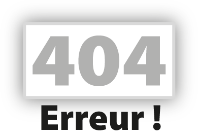 Erreur 404